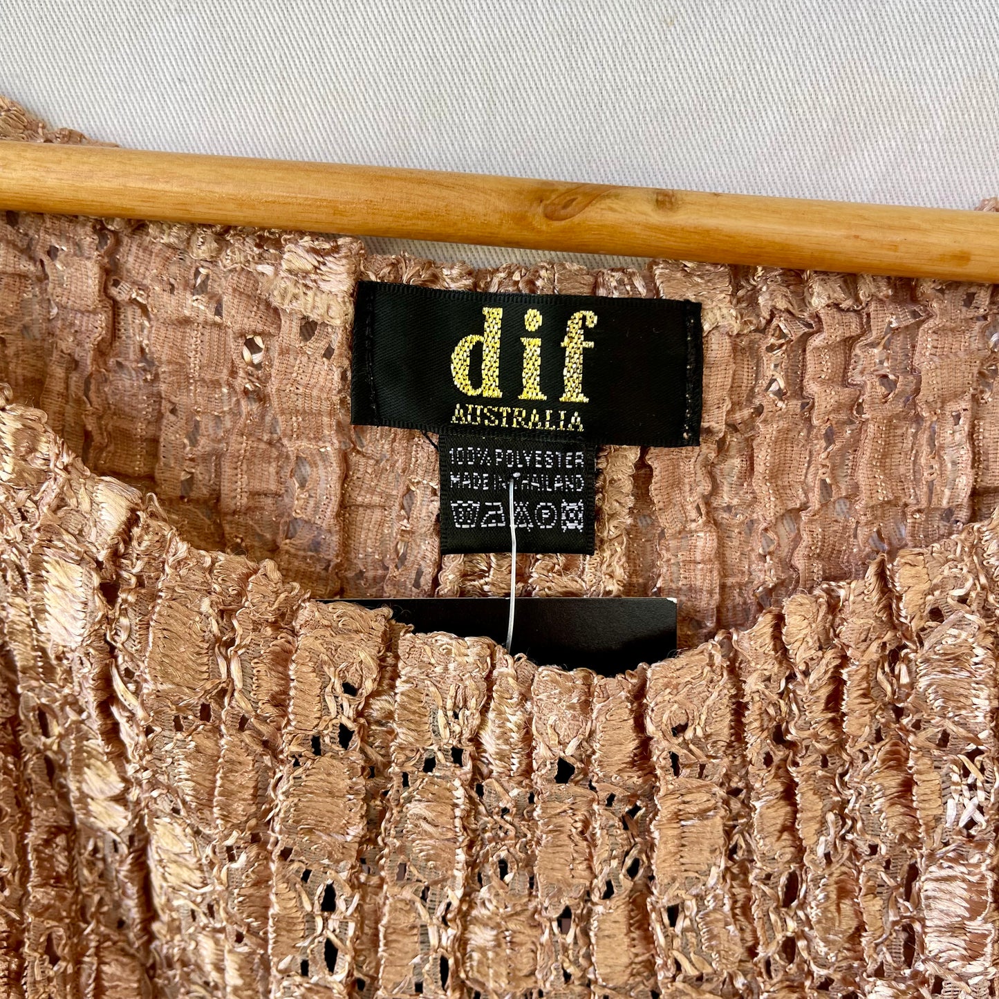 VINTAGE 90s CARMEL TEXTURE TANK