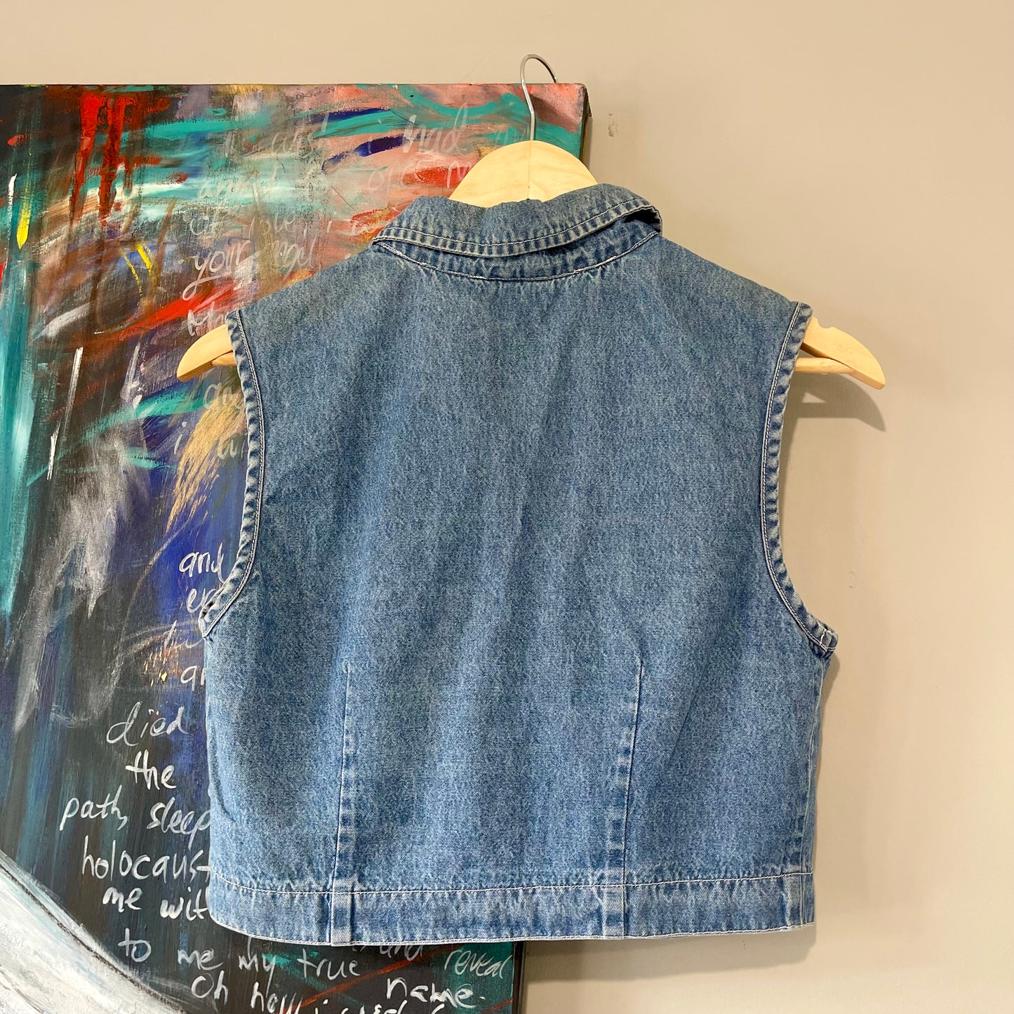 VINTAGE 90S DENIM VEST TANK