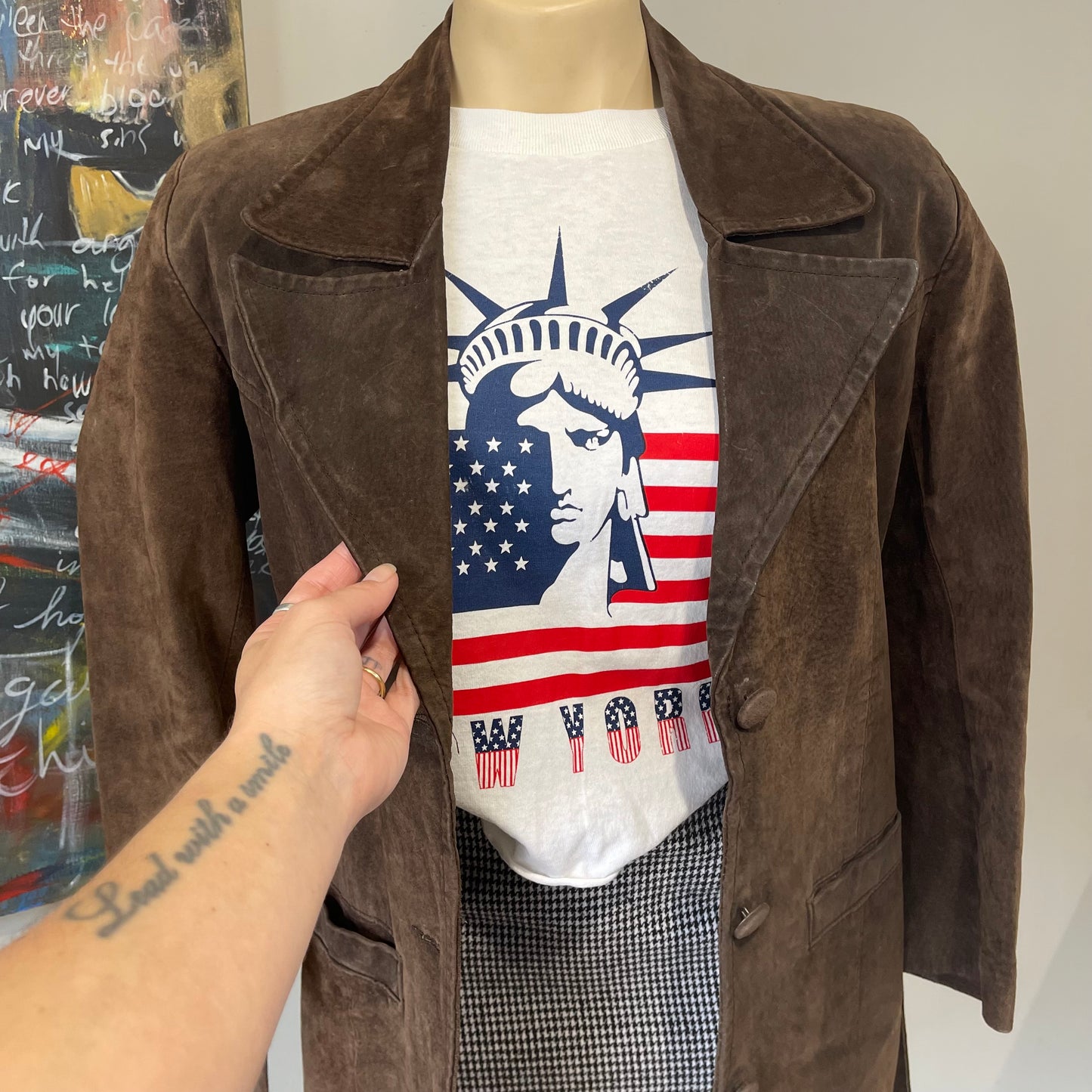 VINTAGE SIRICCO BROWN SUEDE JACKET