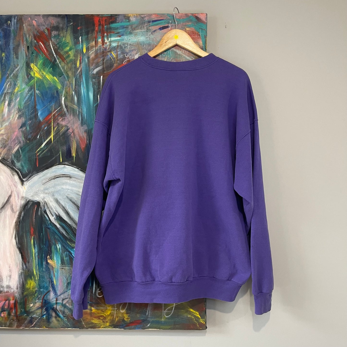 VINTAGE 90s PURPLE POLAR BEAR SWEATER JUMPER