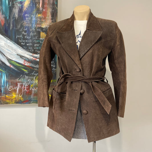 VINTAGE SIRICCO BROWN SUEDE JACKET