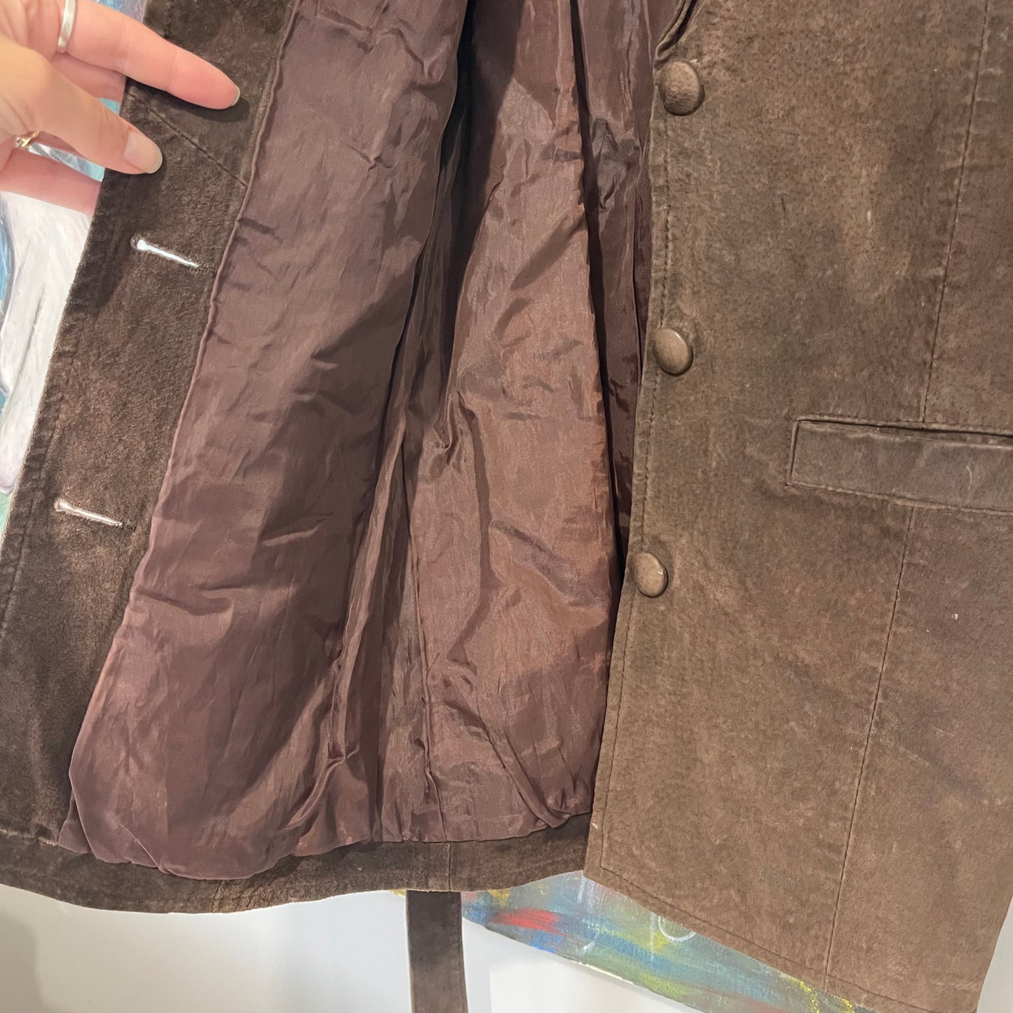VINTAGE SIRICCO BROWN SUEDE JACKET