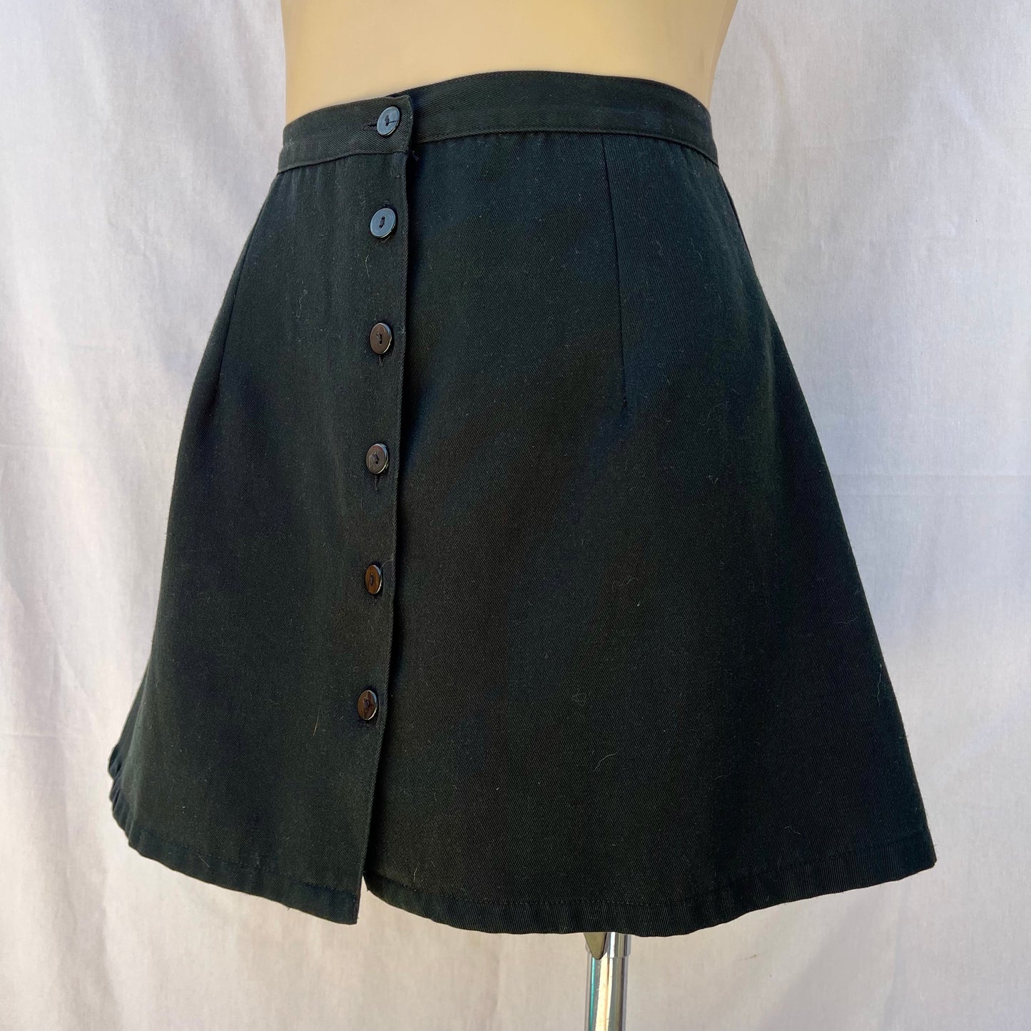 VINTAGE WET SEAL BLACK MINI SKIRT