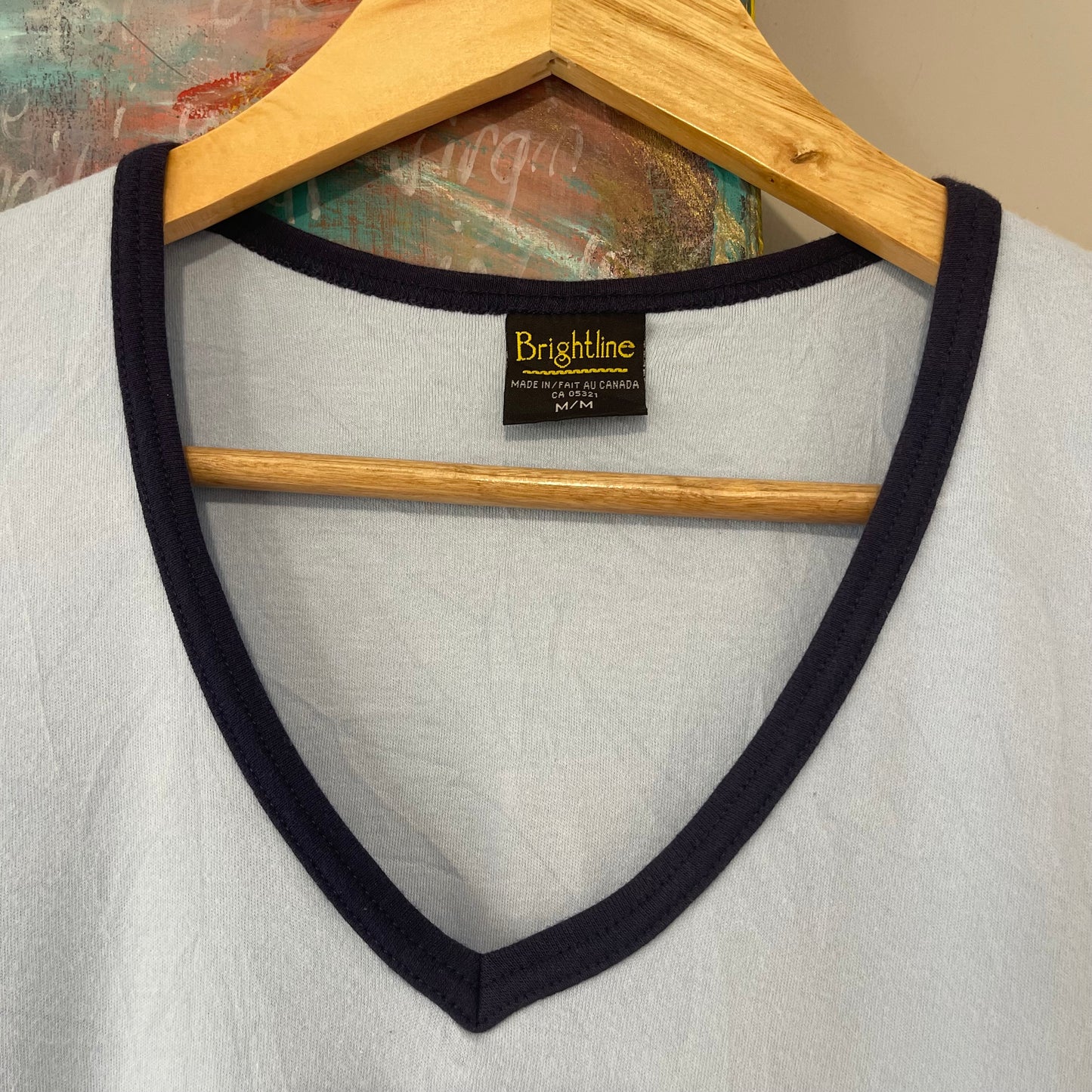 VINTAGE Y2K HOT ROD HEART CLAY MILLICAN VNECK LADIES TEE