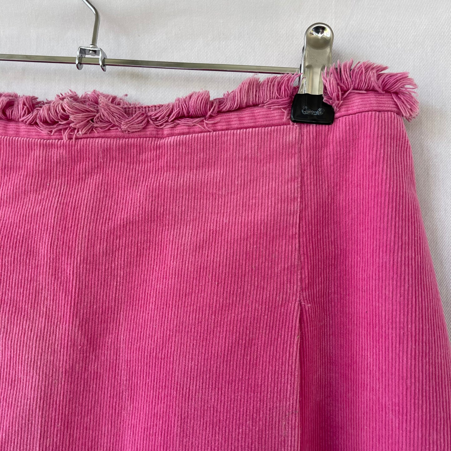 VINTAGE 90S LILI PINK CORD PANEL PLEAT SKIRT