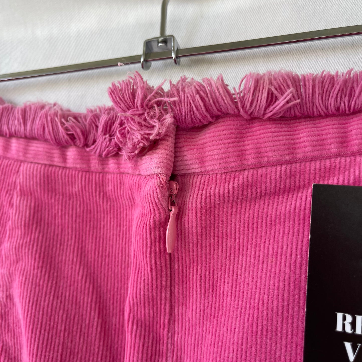 VINTAGE 90S LILI PINK CORD PANEL PLEAT SKIRT
