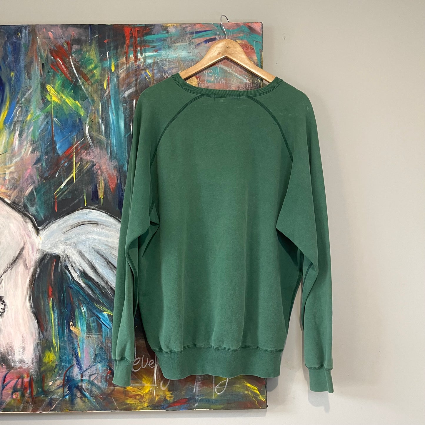 VINTAGE 90s GREEN RALPH LAUREN SWEATER JUMPER