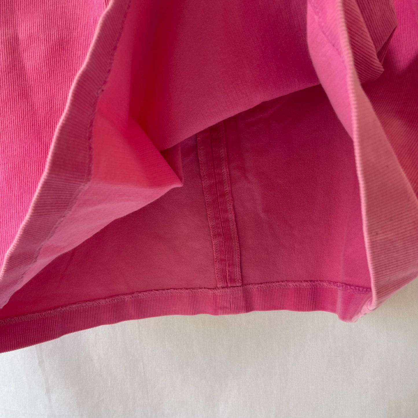 VINTAGE 90S LILI PINK CORD PANEL PLEAT SKIRT