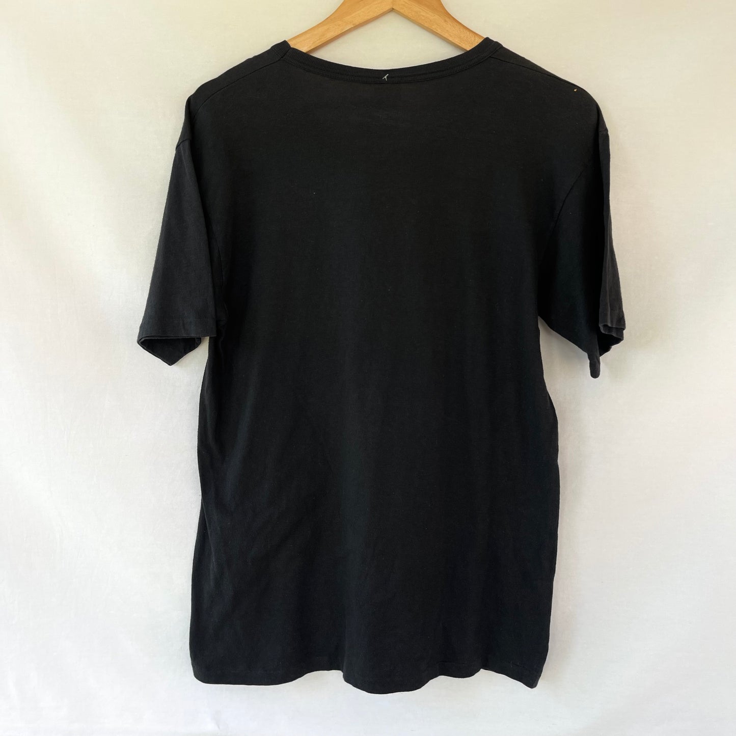 RARE VINTAGE 1970s SEQUIN RIO DE JANEIRO BRAZIL BLACK TSHIRT