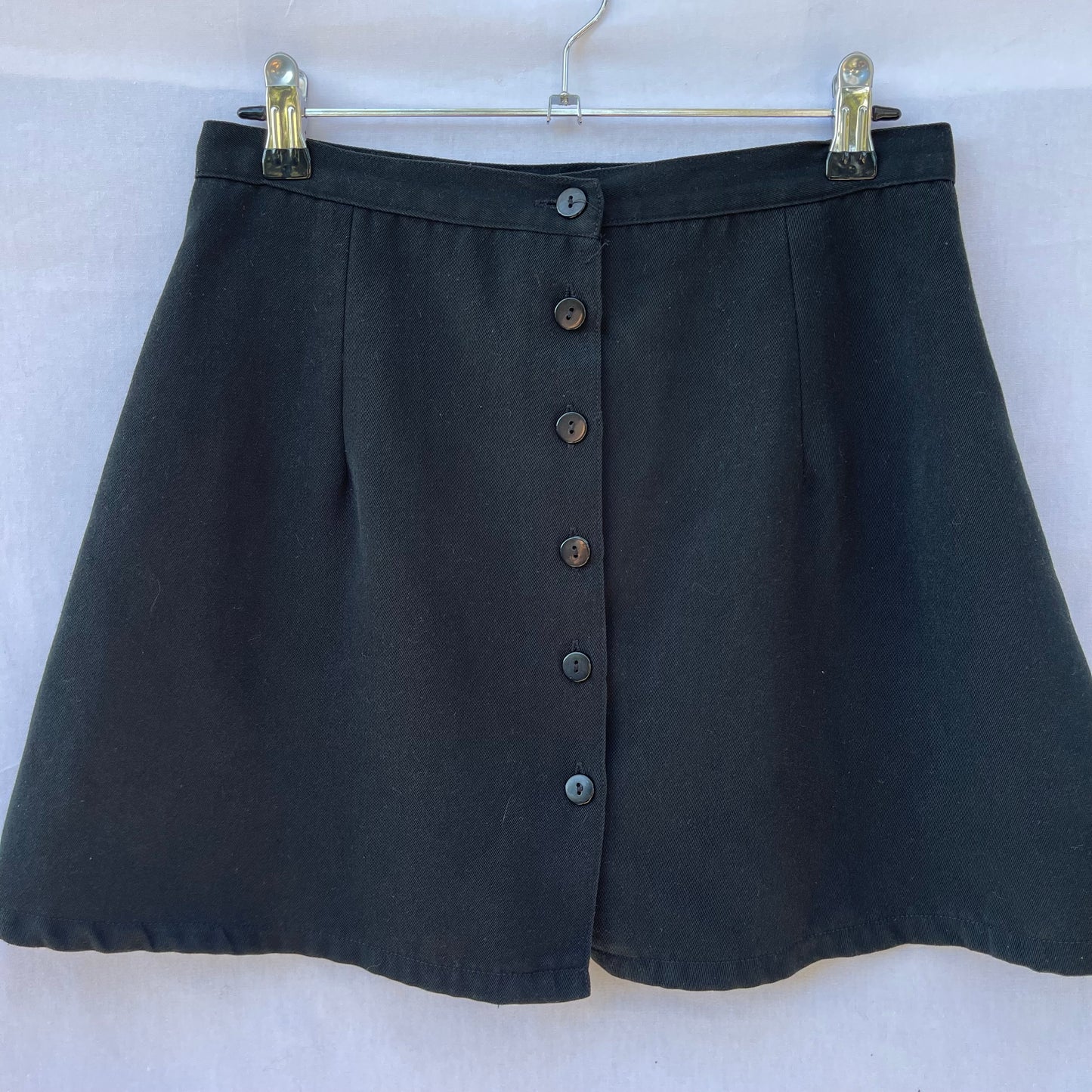 VINTAGE WET SEAL BLACK MINI SKIRT