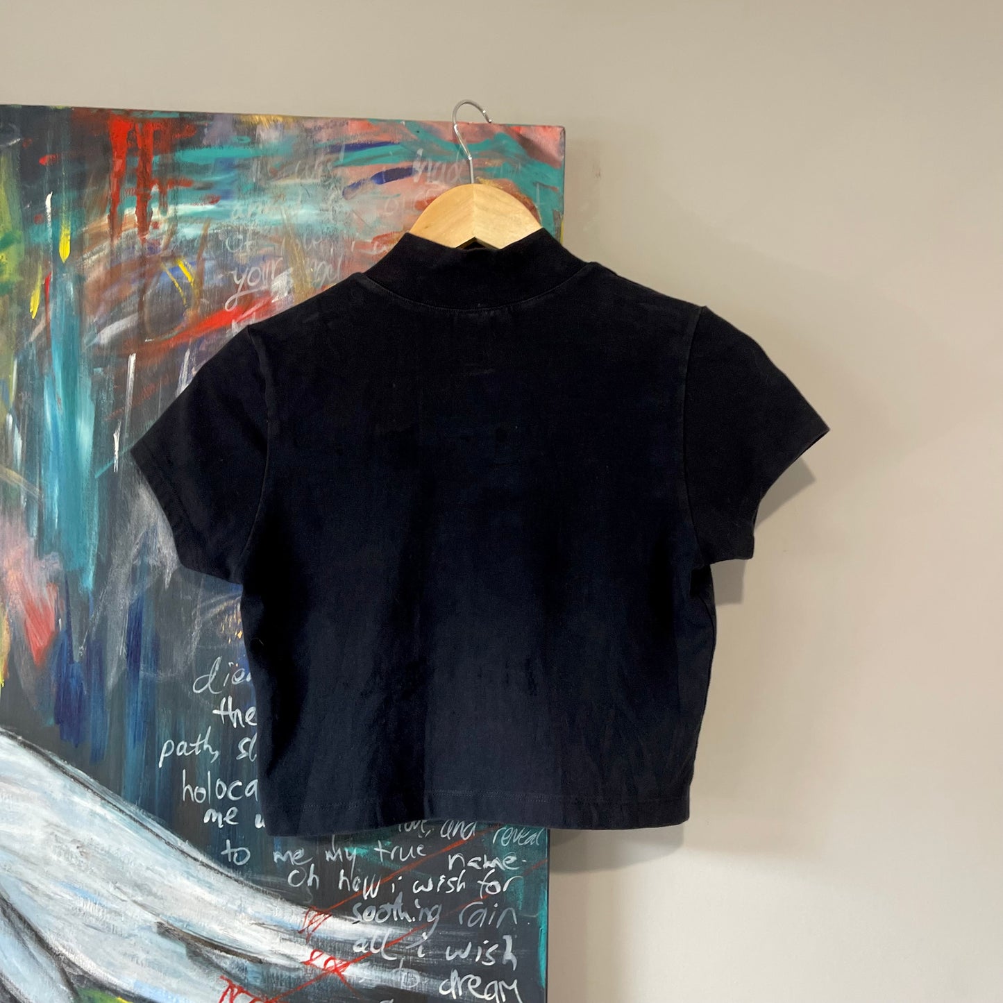 VINTAGE Y2K ELLE ICONIC ZIP FRONT BABY TEE